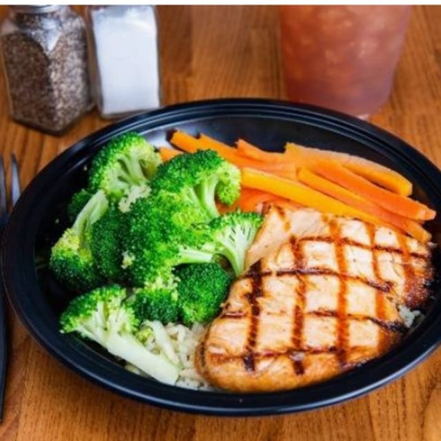 Salmon Fish Bowl.