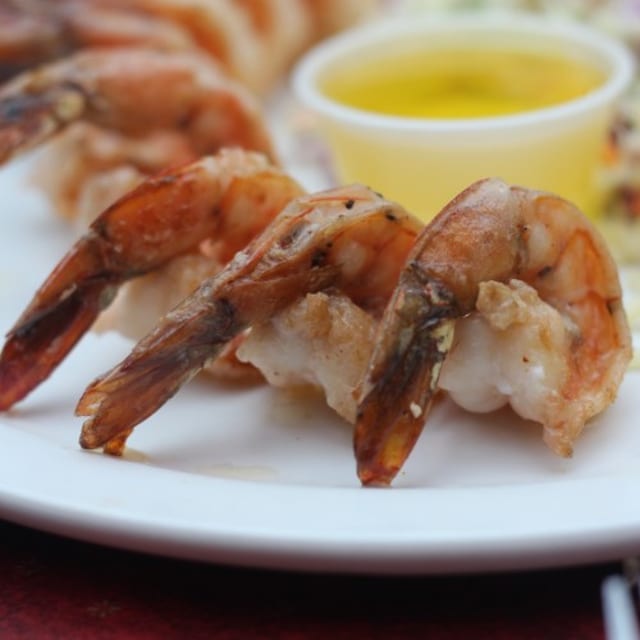 (8) Pieces Jumbo Shrimp.
