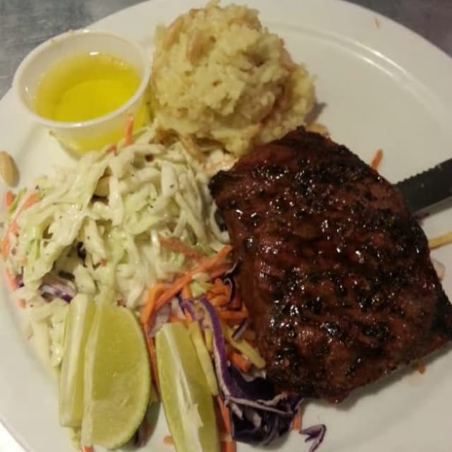 8 Oz. Prime Flat Iron Steak.