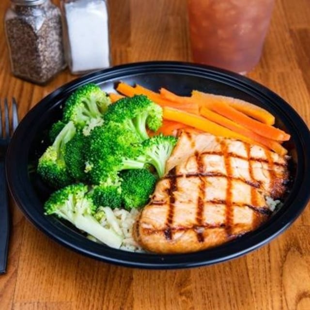Salmon Fish Bowl.