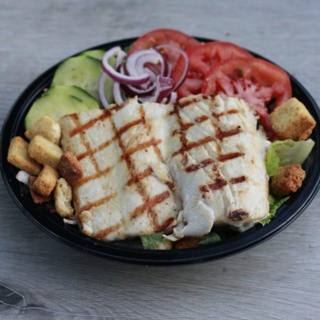 Grilled Mahi-Mahi Salad.