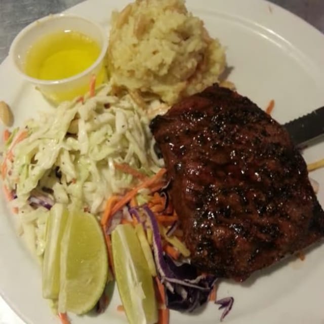 8 Oz. Prime Flat Iron Steak.