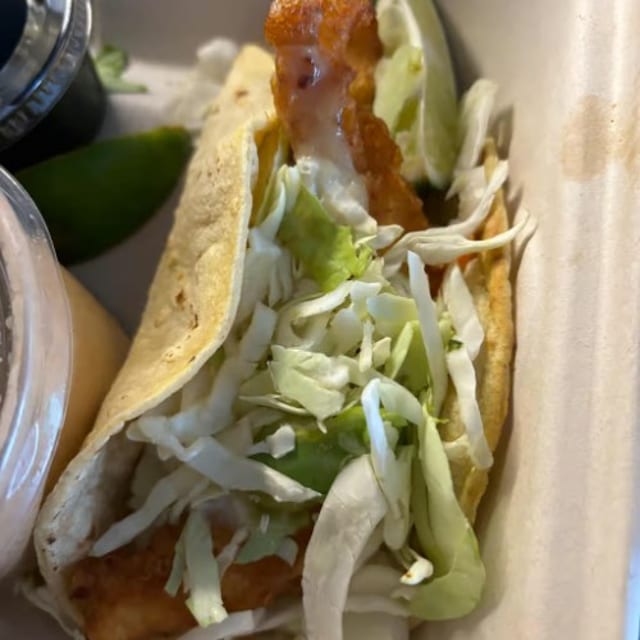 Baja Fish Tacos.